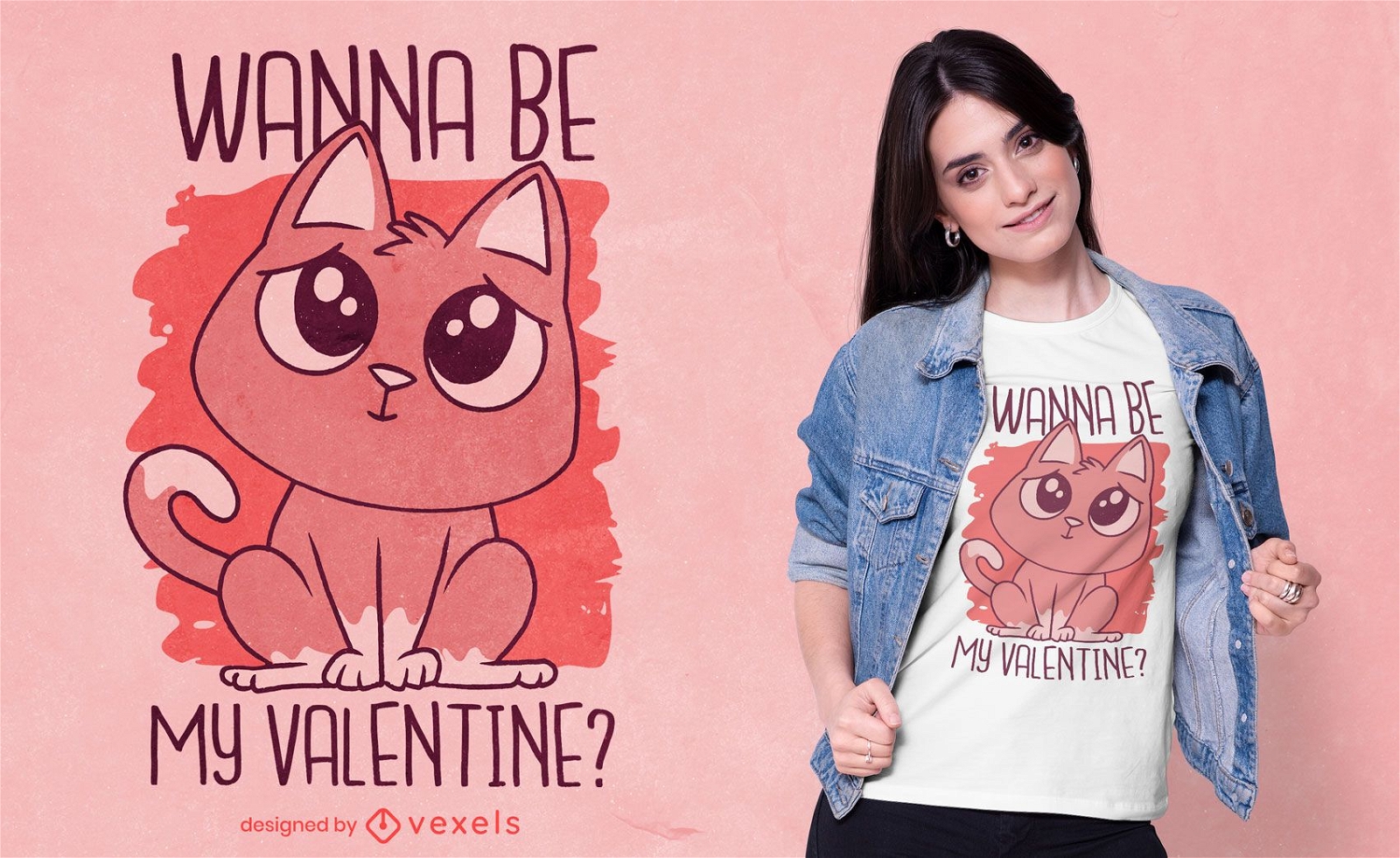 Quiero ser mi diseño de camiseta de San Valentín