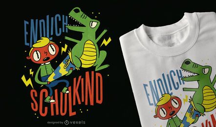 Finalmente desenho de t-shirt de estudante Finalmente desenho de t-shirt de estudante