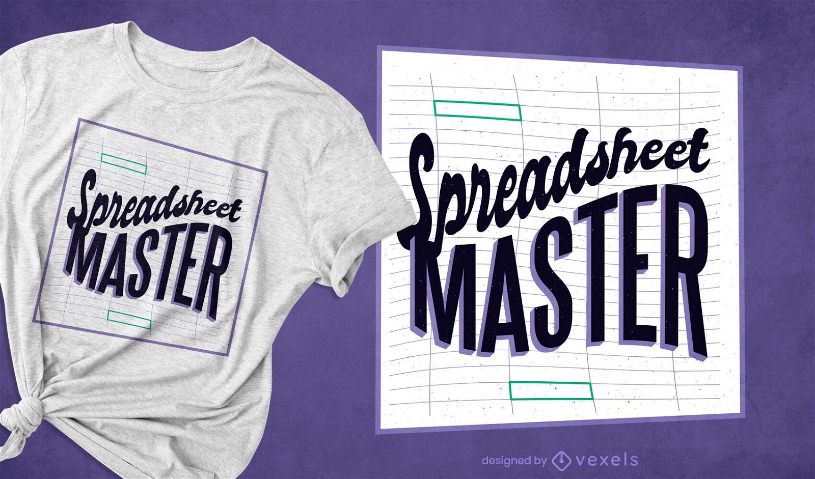 Tabellenkalkulations-Master-T-Shirt-Design