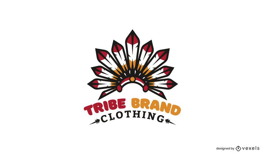 Indian headdress logo Indian headdress logo