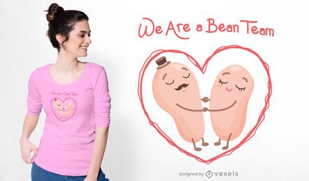 A bean team t-shirt design A bean team t-shirt design