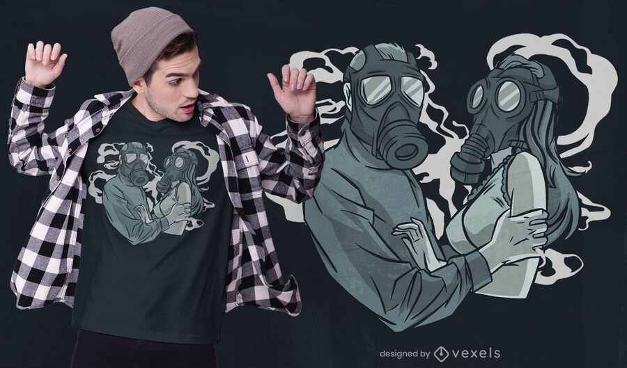 Love mask t-shirt design Love mask t-shirt design