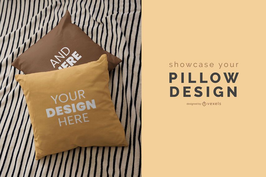 Throw pillows mockup design Throw pillows mockup design