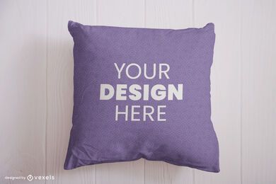Diseño de maqueta de almohada psd