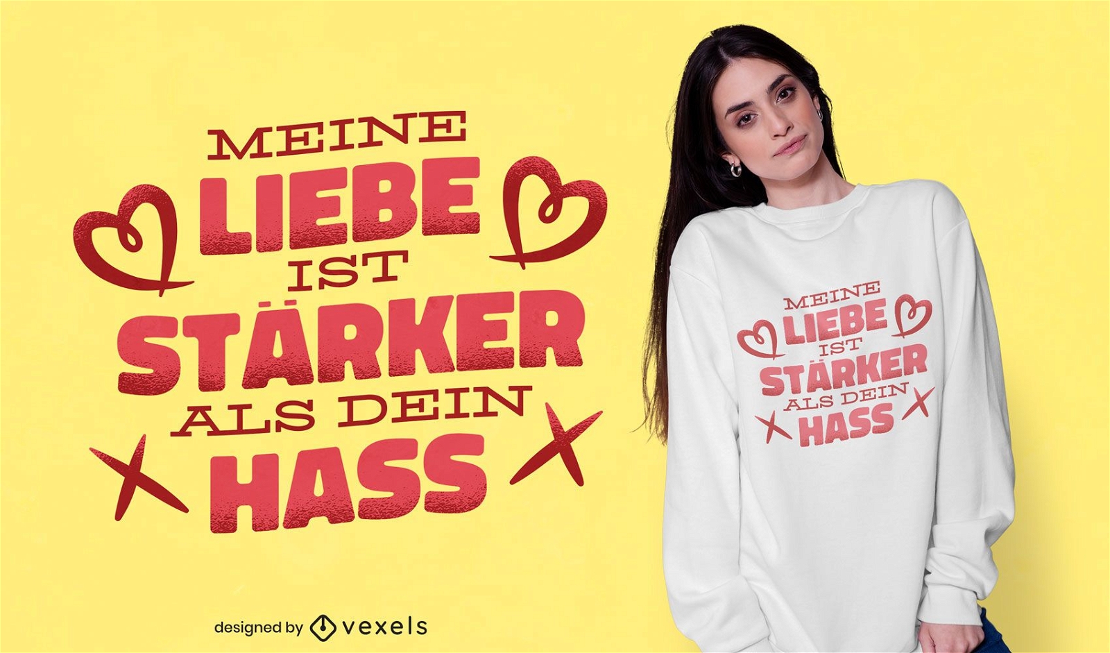 Feelings German quote t-shirt design