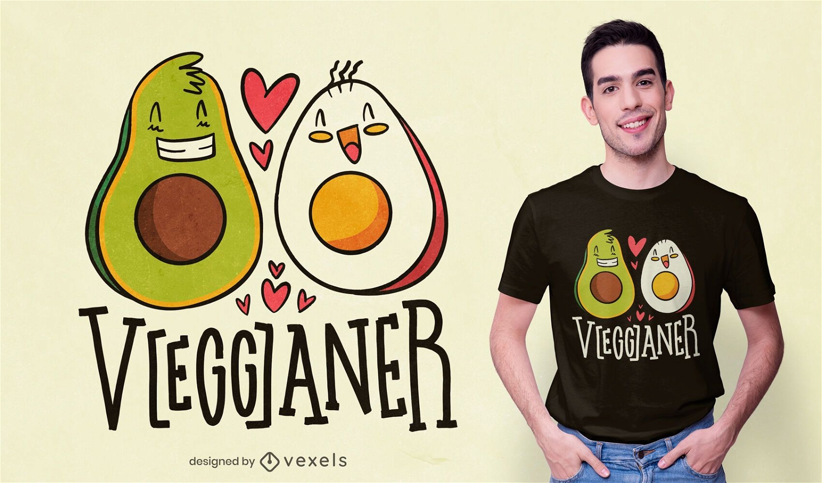 Vegganer t-shirt design