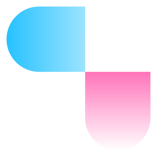 Logo degradado abstracto Diseño PNG