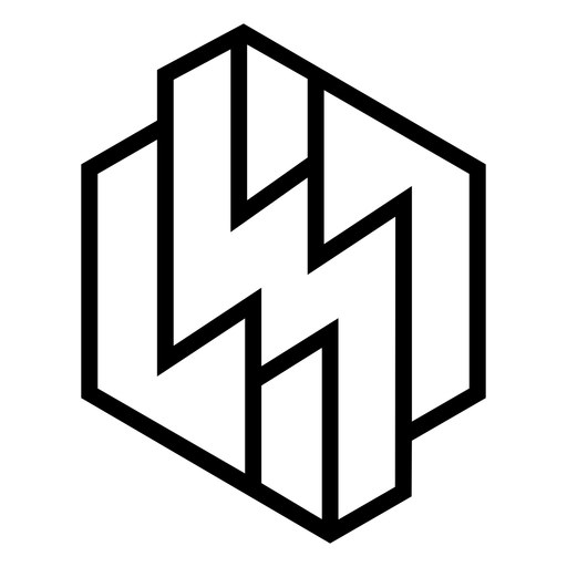 Logotipo de rayo abstracto