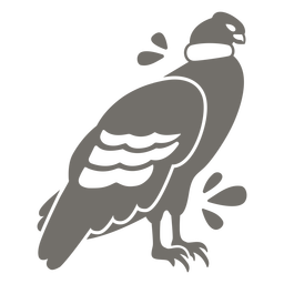 Monocromo de condor andino Desenho PNG