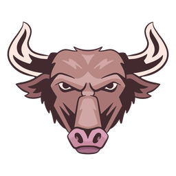 Logotipo do touro irritado Transparent PNG