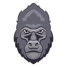 Logotipo de gorila enojado Transparent PNG