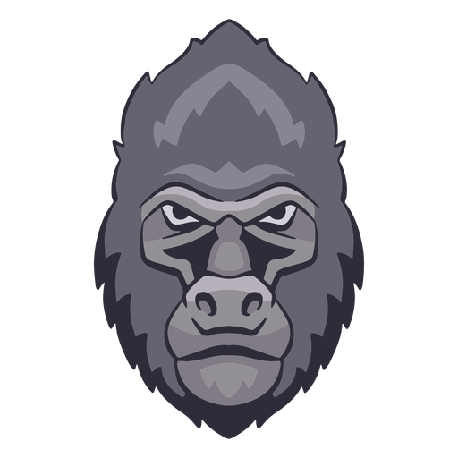 W?tendes Gorilla-Logo PNG-Design