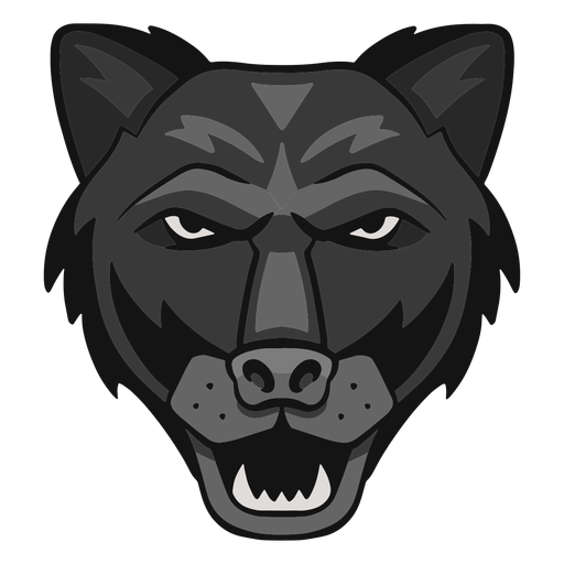 Angry panther logo PNG Design