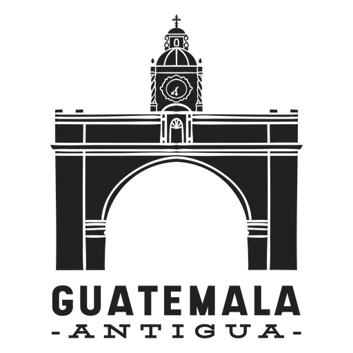 Antigua guatemala cortada Diseño PNG