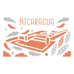 Architecture nicaragua element PNG Design