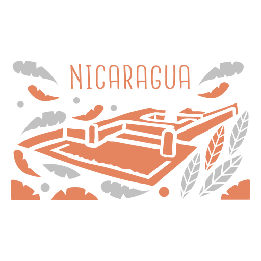 Architecture nicaragua element PNG Design