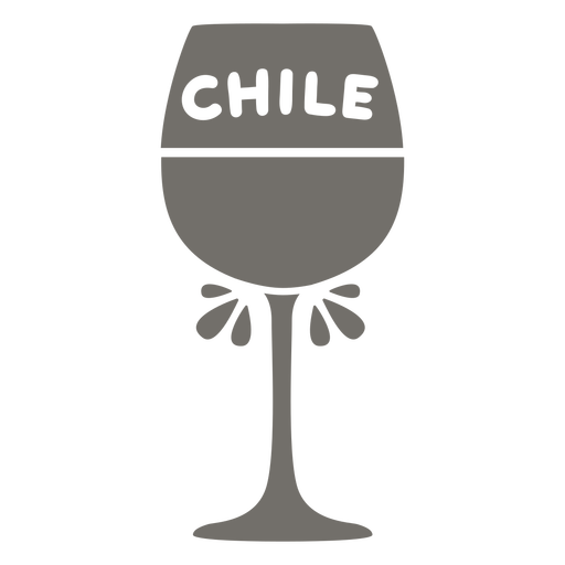 Copo de vinho chileno monocrom?tico