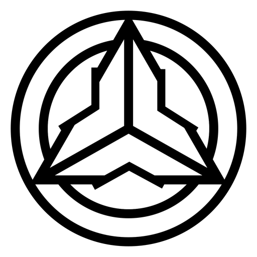 Logotipo abstracto del círculo Diseño PNG