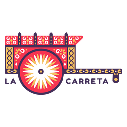 Costa Rica Ochsenkarren flach PNG-Design