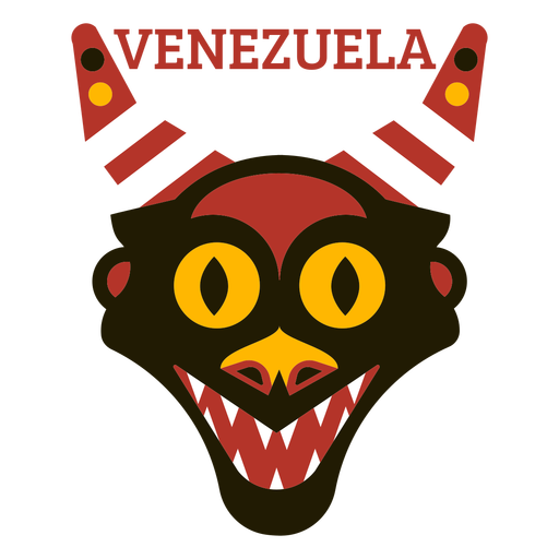 Dancing devils yare venezuela flat PNG Design