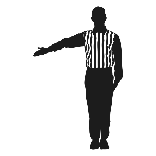 Football referee cut out - Transparent PNG & SVG vector file