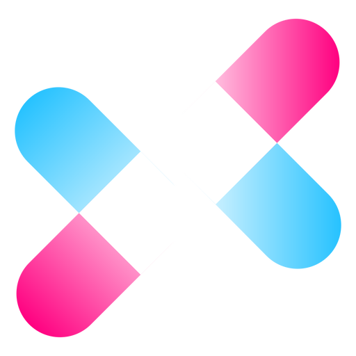 Abstraktes Logo mit Farbverlauf PNG-Design