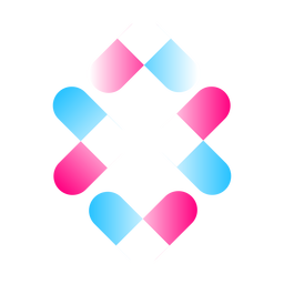 Gradient shape composition logo PNG Design Transparent PNG