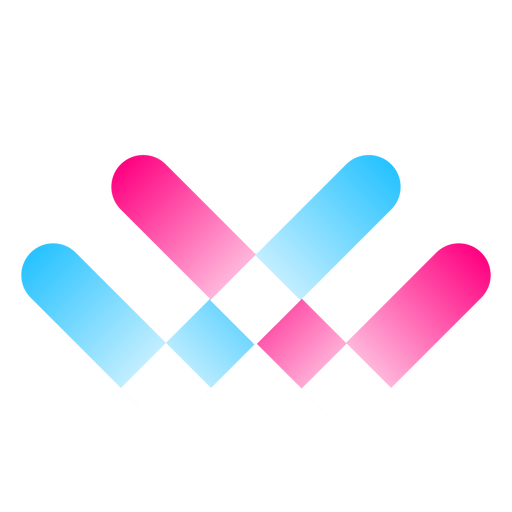 Logotipo gradiente de três cores Desenho PNG