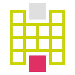 Grid rectangle logo Transparent PNG