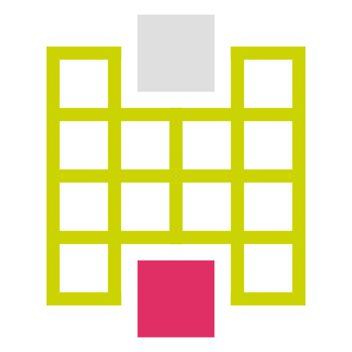 Gitterrechteck-Logo PNG-Design