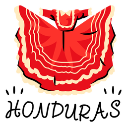 Guajiniquil vestido ilustração honduras Desenho PNG