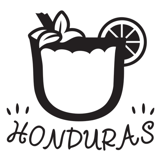 Honduras Horchata Schlaganfall PNG-Design