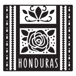 Honduras rosa textil Diseño PNG