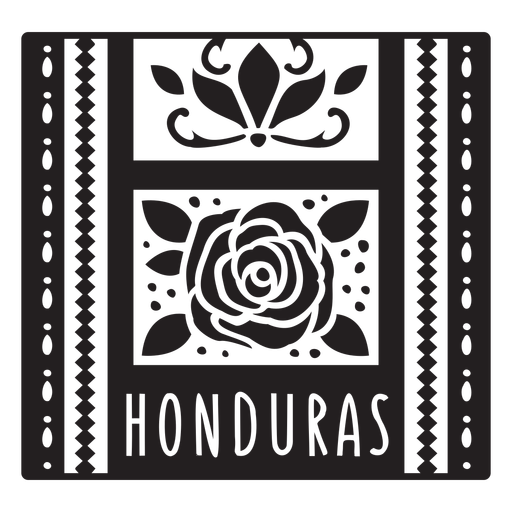 Honduras Rose Textil PNG-Design
