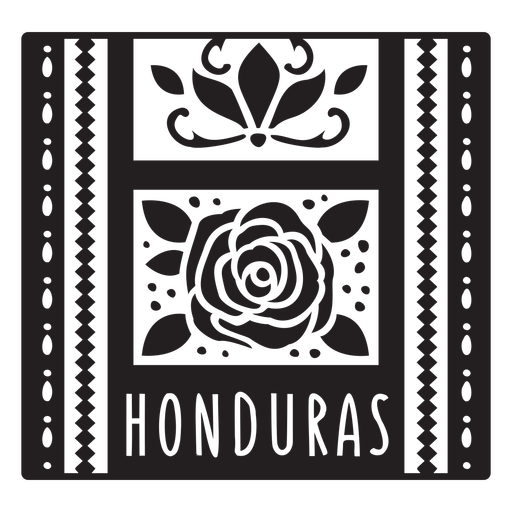 Honduras rose textile PNG Design