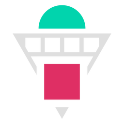 Inverted Triangle Grid Shapes Logo PNG & SVG Design For T-Shirts