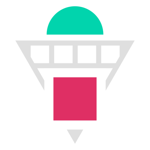 Invertiertes Dreiecksgitter formt Logo PNG-Design