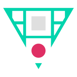 Inverted Triangle Shape Logo PNG & SVG Design For T-Shirts