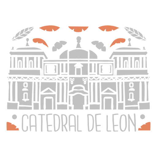 Leon Kathedrale Nicaragua PNG-Design