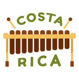 Piso marimba costa rica Diseño PNG