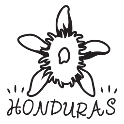Golpe de orquídea nacional honduras Desenho PNG