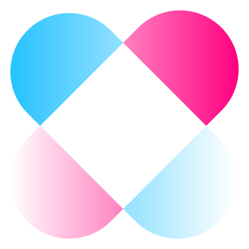 Logotipo de gradiente de forma