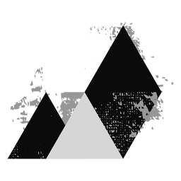 Shapes grunge triangle logo