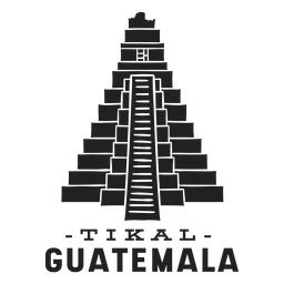 Tikal Guatemala ausgeschnitten PNG-Design