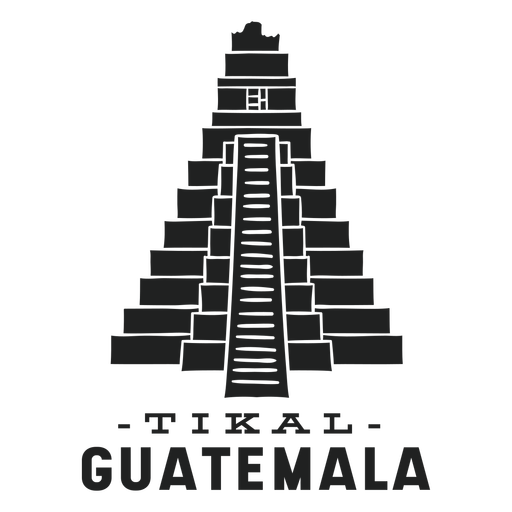 Tikal Guatemala ausgeschnitten PNG-Design