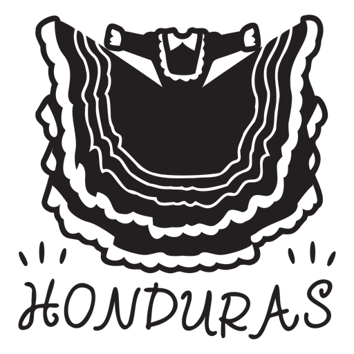 Traditional honduras dress PNG Design