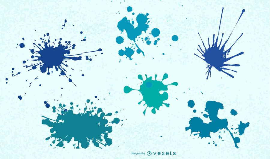 Super colourful splatter free vector Super colourful splatter free vector