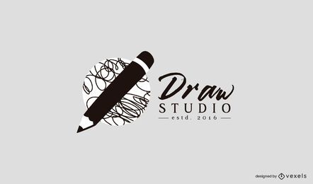 Draw studio logo template Draw studio logo template