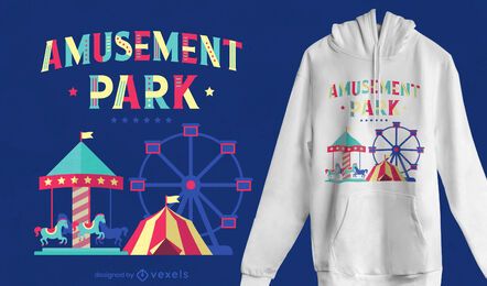 Amusement park t-shirt design Amusement park t-shirt design