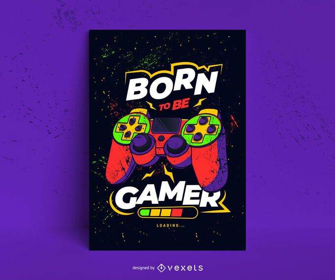 Diseño de cartel nacido jugador Diseño de cartel nacido jugador